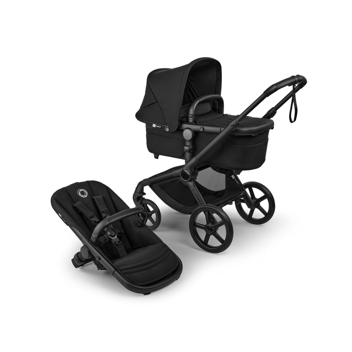 Trio FOX5 RENEW Passeggino & Navicella ALL TERRAIN Bugaboo Extra Cittadino + Ovetto Cloud T Plus Black Cybex