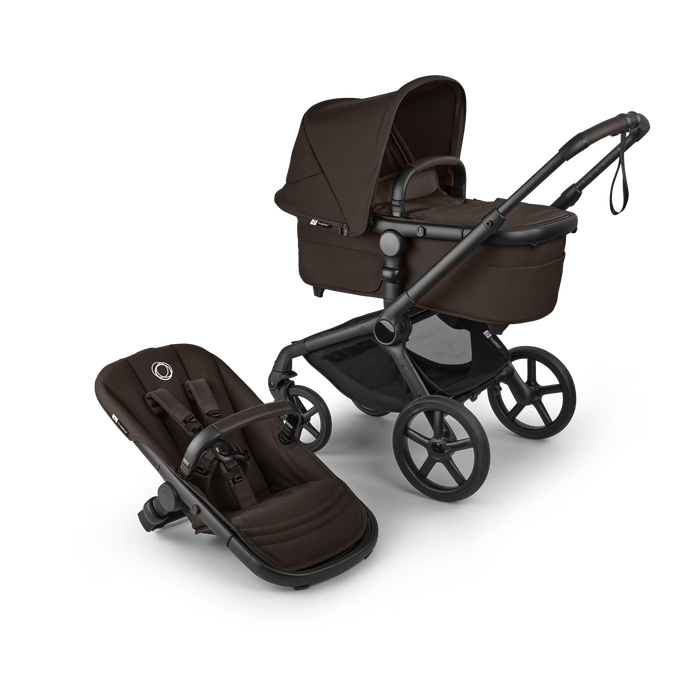 Trio FOX5 RENEW Passeggino & Navicella ALL TERRAIN Bugaboo Extra Cittadino + Ovetto Cloud T Plus Black Cybex