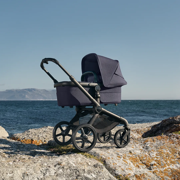 Trio FOX5 RENEW Passeggino & Navicella ALL TERRAIN Bugaboo Extra Cittadino + Ovetto Cloud T Plus Black Cybex