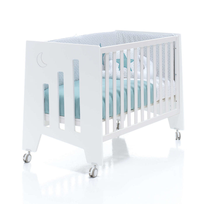 Lettini Montessori PROMO AUTUNNO 5 in 1 ALONDRA 60x120 cm, con Tessile e Sponda