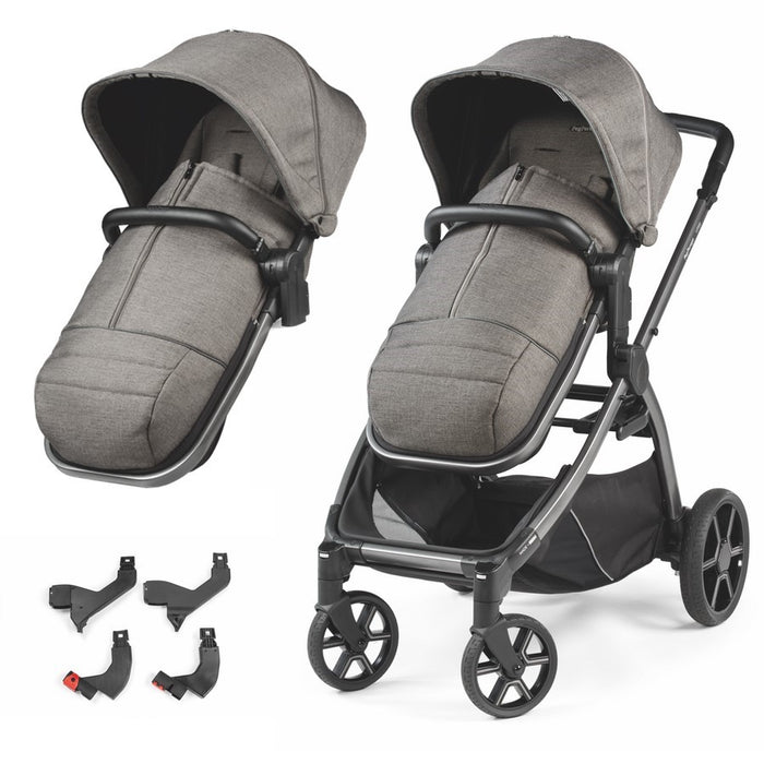 Passeggino fratellare/gemellare YPSI Peg Perego Agile e Compatto GREY