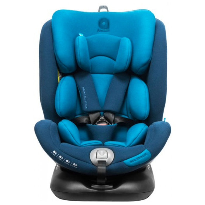 Seggiolino ALL STAGE Gr. 0-1-2-3 dalla Nascita ai 36 kg ISOFIX e Rotazione 360°