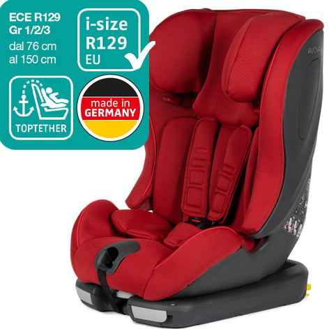 IVA 5% - Seggiolino SPERLING-FIX AVOVA R129 (76 - 150 cm, da 1 fino ai 12 anni ca)
