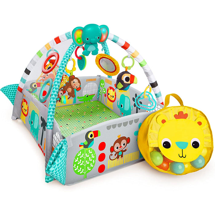 Palestrina Play Place Lion 5-in-1 ACTIVITY GYM & BALL con Bordi, Archi e Palline