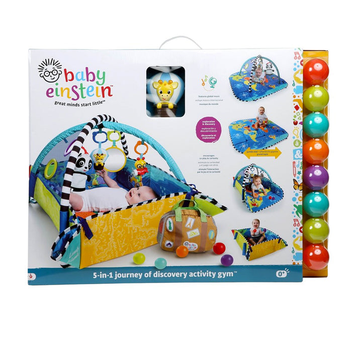 Palestrina Play Place Baby Einstein 5-in-1 ACTIVITY GYM & BALL con Bordi, Archi e Palline