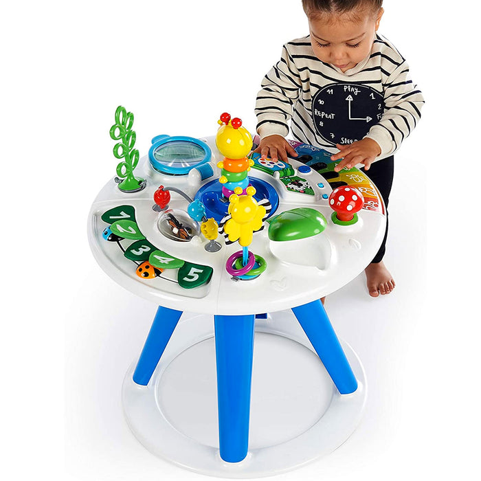 Stazione Gioco 4-in-1 AROUND WE GROW con Girello 360° e Tavolino Gioco