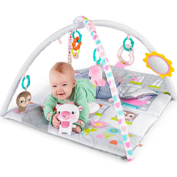 Palestrina DOLL HOUSE Activity Gym 4-in-1 con Bordi, Archi e Casetta da Appendere