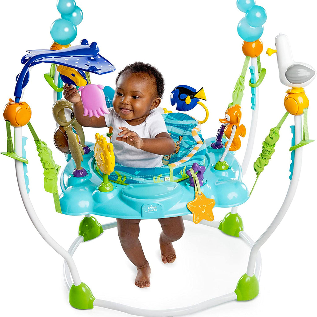 Fisher-Price Centro Attività Saltella E Gioca Amici Della Foresta, Il Ranocchio, Centro Attività Per Neonati Con Musica E Luci, K7198