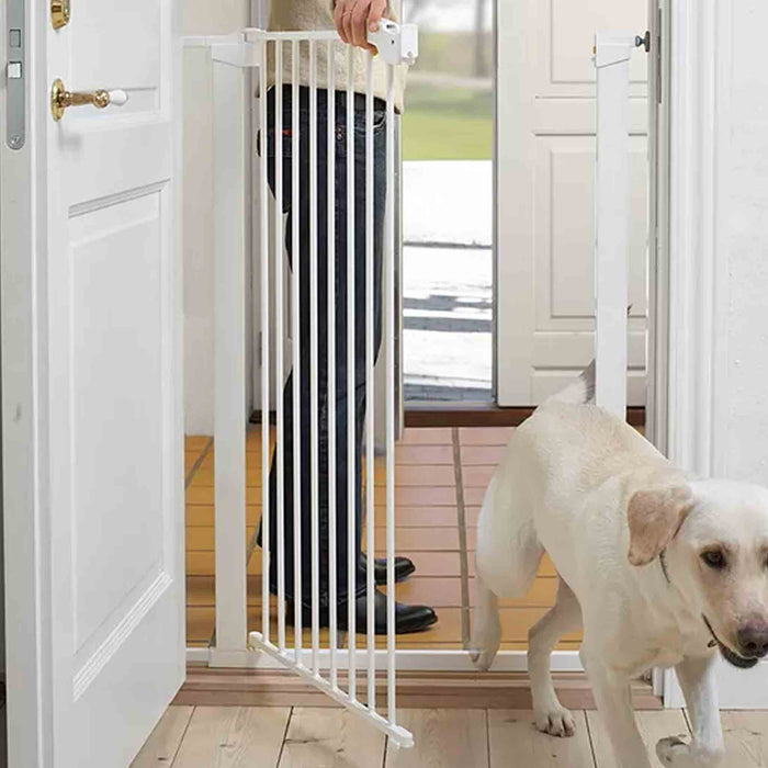 Estensioni per Cancelletto a Pressione Extra Alto PET GATE per Animali Domestici, 105 cm di Altezza
