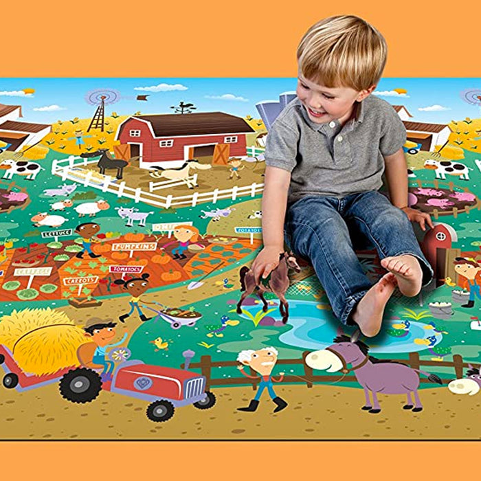 Tappetone Extra Large PLAYMAT City/Farm 179x199 cm