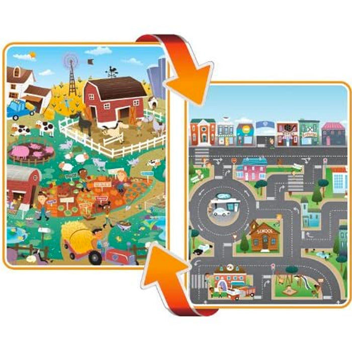 Tappetone Extra Large PLAYMAT City/Farm 179x199 cm