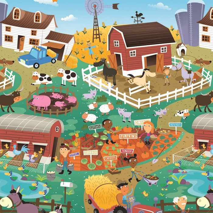 Tappetone Extra Large PLAYMAT City/Farm 179x199 cm