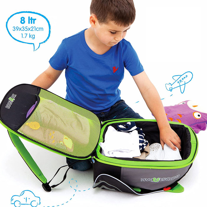 BOOST-A-PACK Seggiolino Auto 2-in-1 & Zainetto TRUNKI, Gr.3