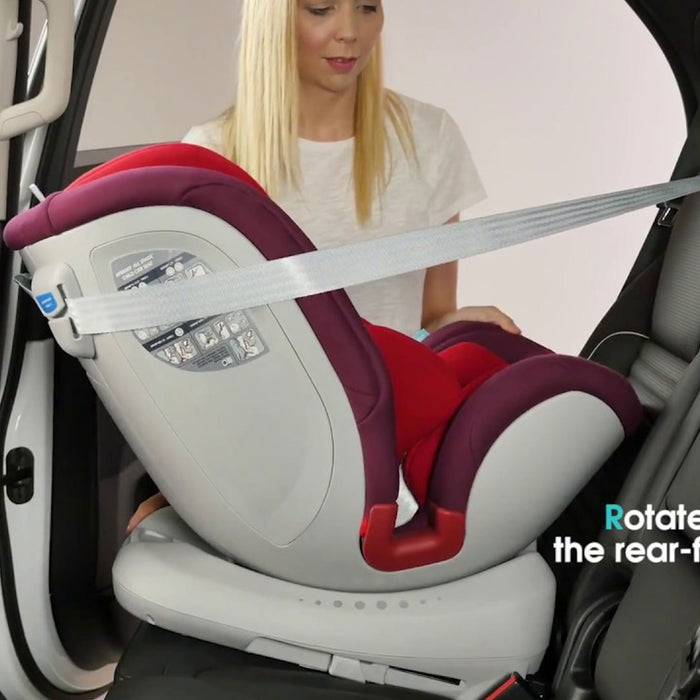 Seggiolino ALL STAGE Gr. 0-1-2-3 dalla Nascita ai 36 kg ISOFIX e Rotazione 360°