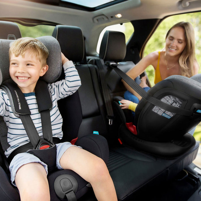 Seggiolino ALL STAGE Gr. 0-1-2-3 dalla Nascita ai 36 kg ISOFIX e Rotazione 360°