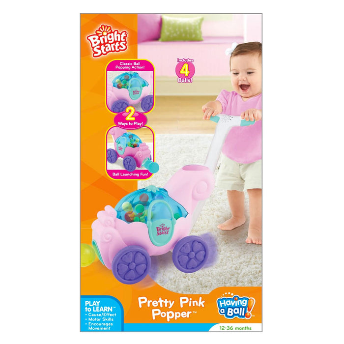 CARROZZA Gioco Sparapalle Rosa Bambina 2 in 1