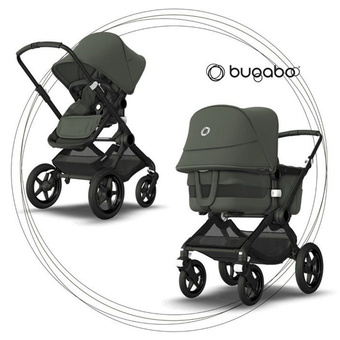 FOX3 Passeggino 2-in-1 & Navicella ALL TERRAIN Bugaboo Extra Cittadino