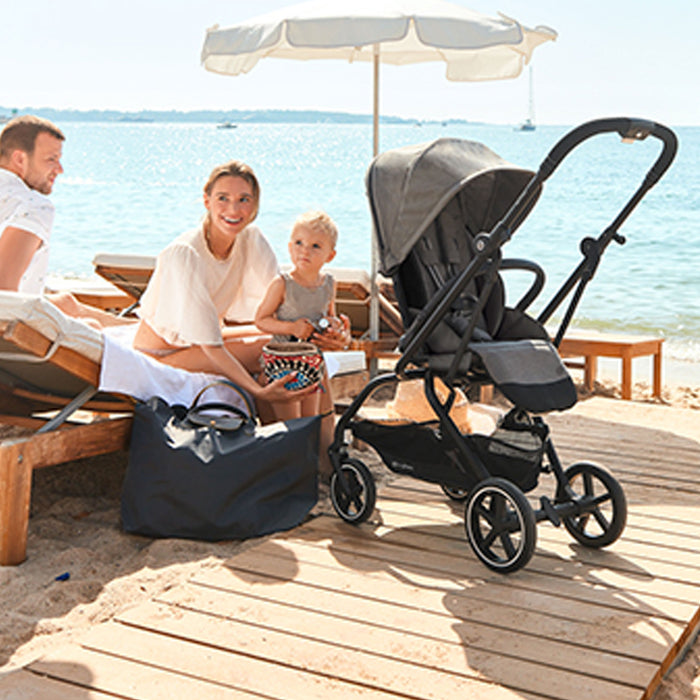 Passeggino Leggero EEZY+ TWIST 2 Moon Black Cybex, con seduta Rotante!