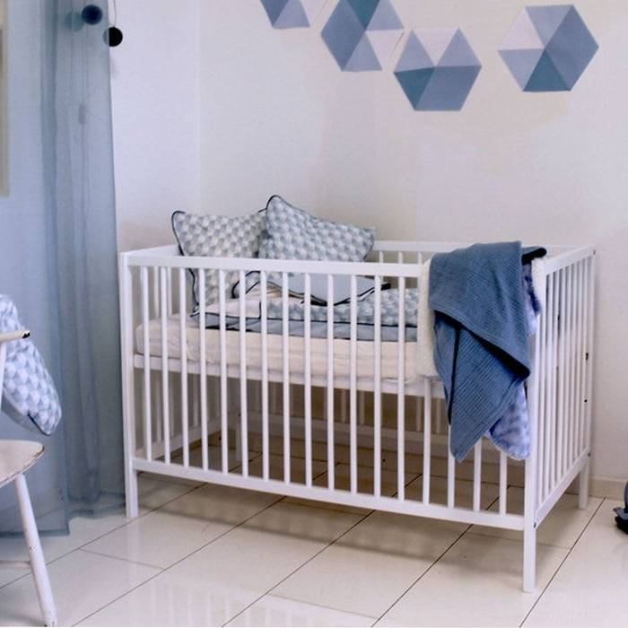Lettino in Legno BABYDAN 60x120 cm Sponda Fissa con Materasso